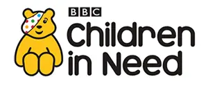 A logo for children in need